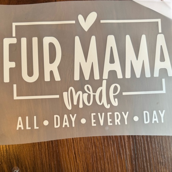 Blue Floral 'Dog Mom' Tee shirt designs - Picture 7 of 7